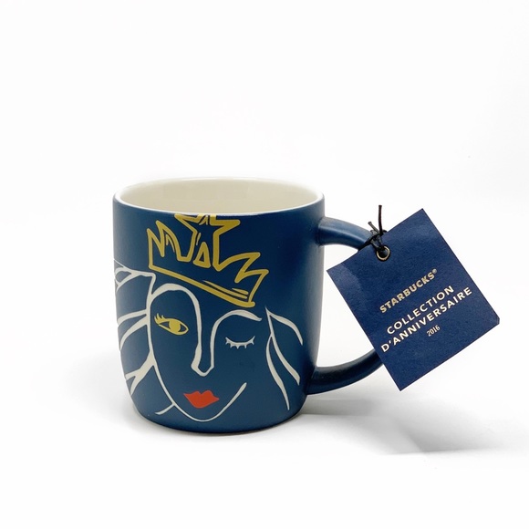 Starbucks Other - Starbucks Anniversary Siren Blue Coffee Mug 2016